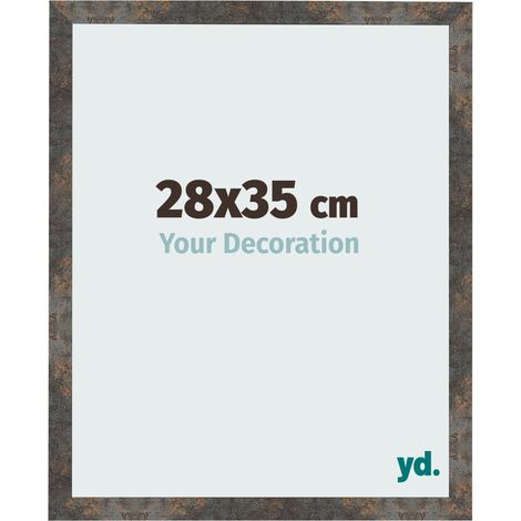 yd. - Cadre photo 28x35 - Metal Oxyde - MDF - Bologna (1/5)