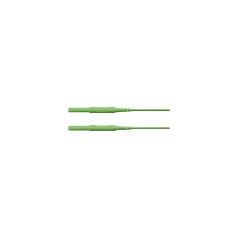 Schützinger Sicherheits-Messleitung Stecker 4 mm Stecker 4 mm 100.00 cm Grün 1 St.