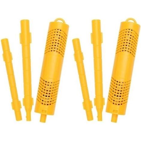Lot de 2 bâtonnets de filtres minéraux pour spa pour piscine et bain à remous Durée de vie de 4 à 6 mois Cartouche à vie réduisant les besoins en chlore et en brome Pièce universelle Adsorption effica (1/5)