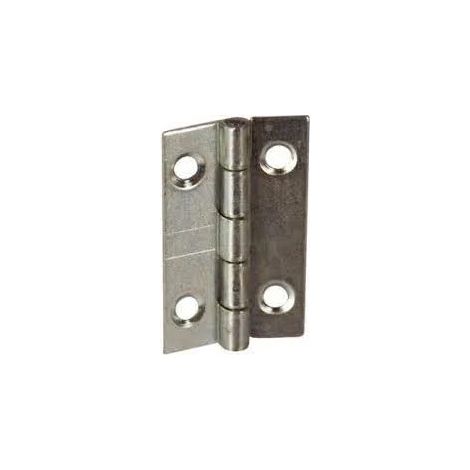 Rechteckiges Scharnier Löcher 3 mm, B25 H40 mm