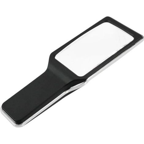 Loupe de Lecture Lumineuse avec 10 LED, Grossissement d\'Objets à 300% (3x) Sans Distorsion, Lentille Rectangulaire 105 x 62 (1/3)