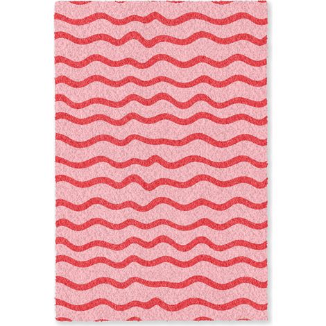 ALFOMBRA Juguetón - Patrón - Rojo 80x120 cm (1/5)