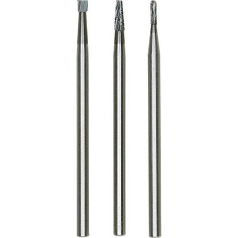 Ensemble de fraises en vanadium tungstène Proxxon 3 unités