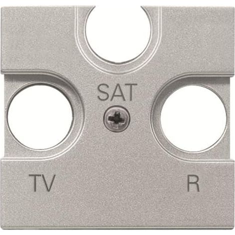 Zenit Enjoliveur Tv/R/Sat Terminale 2 Modules Platine 2CLA225200N1301 ABB N2252PL