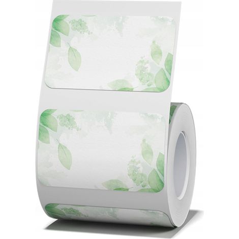 Etiquetas adhesivas NIIMBOT de 5030 mm con forma de hojas, 230 unidades, para B21/B3S/B1 Original