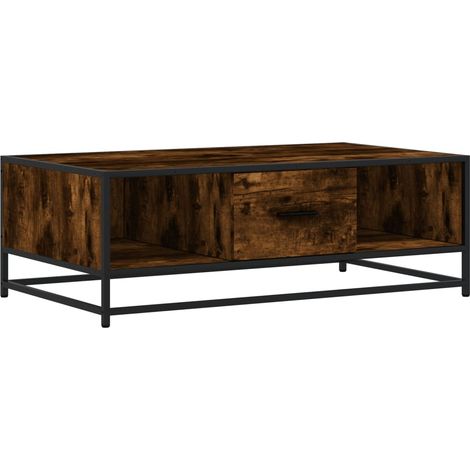 Maison Exclusive - Couchtisch Räuchereiche 100x57x35 cm Holzwerks