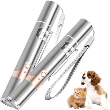 Pointeur Laser Chat 7 en 1 Design, Jouet Interactif pour Chat,Stimule Instinct Naturel Favorise Activité Physique 3 Modes (1/5)