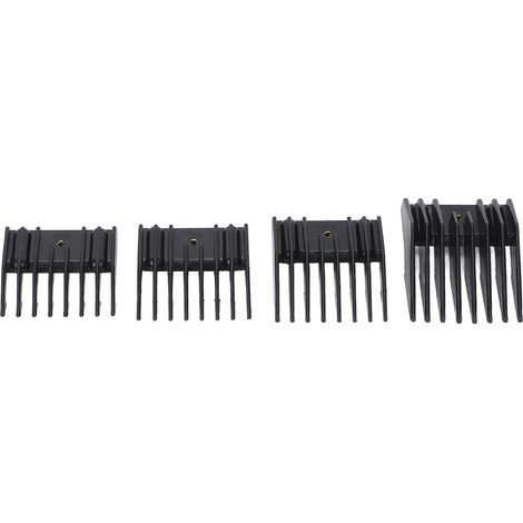 4 tailles de peignes de coupe pour tondeuse à cheveux, accessoires professionnels pour salon à domicile, guide de coupe portable