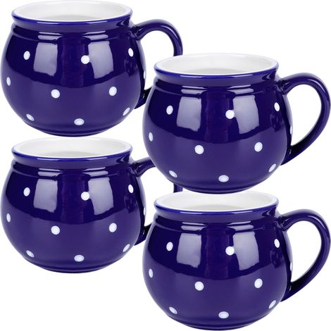 Taza de cerámica de 200 ml, 4 unidades. (1/5)