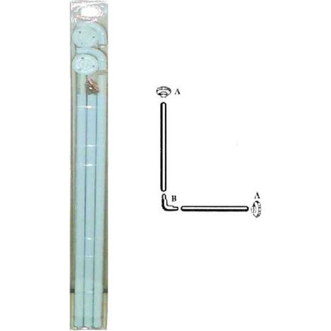 Tubo de ducha 80+80 Aglaia 02616