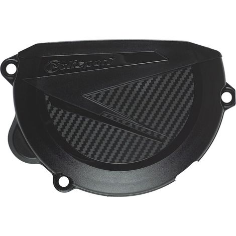 Protezione coperchio frizione Polisport per KTM SX SXF EXC 250 300 08 12 nera