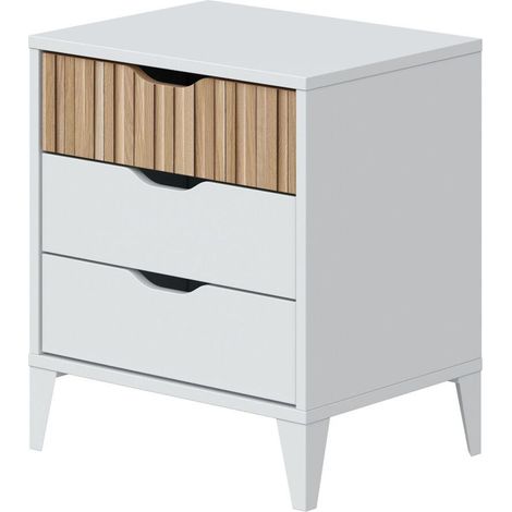 Foresarkit Nachttisch Noite Weiß Artik 44 cm