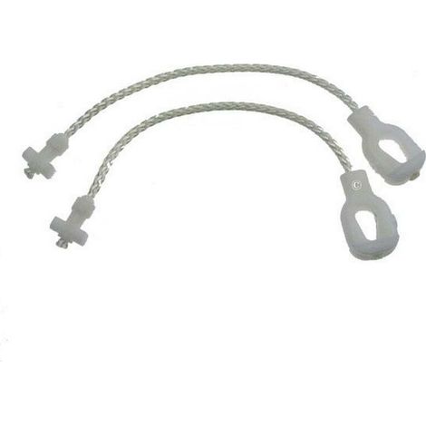 Jeu de 2 cables de porte (61874-12342) (32X1853) Lave-vaisselle 618743662734135501 BRANDT, DE DIETRICH, BLOMBERG, SANGIORGIO, E