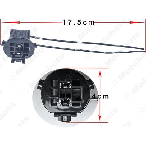 Convient aux douilles, prises et supports de lampes halogènes pour phares automobiles, bases de phares et fils de porte-ampoules des Hyundai Santa Fe. (1/4)