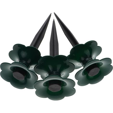 3 Pièces Guide pour Tuyau D'arrosage en Plastique Vert Roue Directionnelle Pratique pour Jardin et Parterres de Fleurs, Support de Tuyau D'arrosage Robuste (1/5)