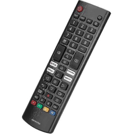 Commande à distance TV pour LG AKB76037605 avec contrôle infrarouge et compatible Prime Video et Rakuten (1/5)