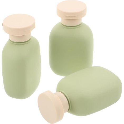 3 Pièces Flacon de Shampoing Réutilisable 100ml en Bouteille Vide (1/5)