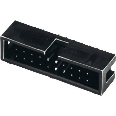 TRU COMPONENTS TC-02747-10-1-00-2 Embase mâle Pas: 2.54 mm Nbr total de pôles: 10 Nbr de rangées: 2 1 pc(s) S874821