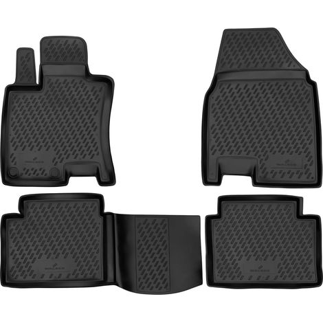 Tapis en caoutchouc XTR pour Nissan Qashqai +2 I version étendue 12/2006-04/2014 (1/5)