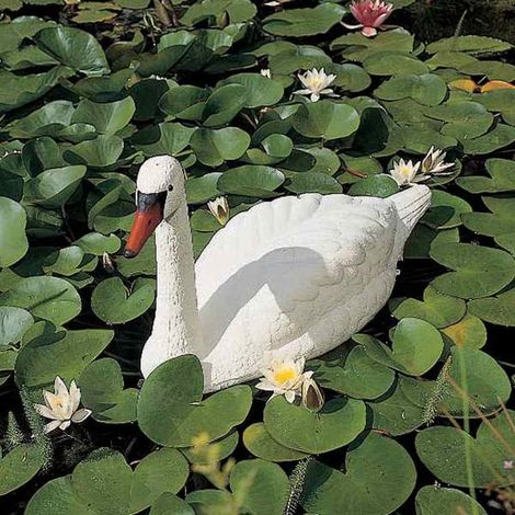 Ubbink Decorazione per stagno da giardino a forma di cigno bianco in plastica (1/3)