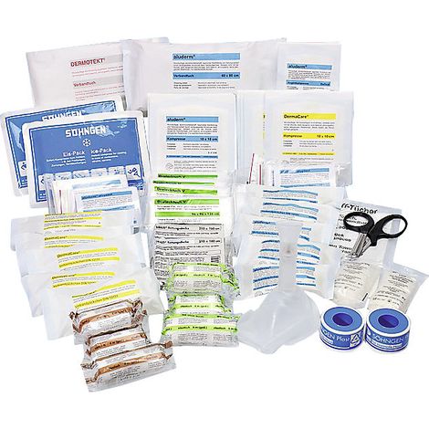 Equipement de premiers secours conforme à la norme DIN 13169 - réassort - pour trousse de secours