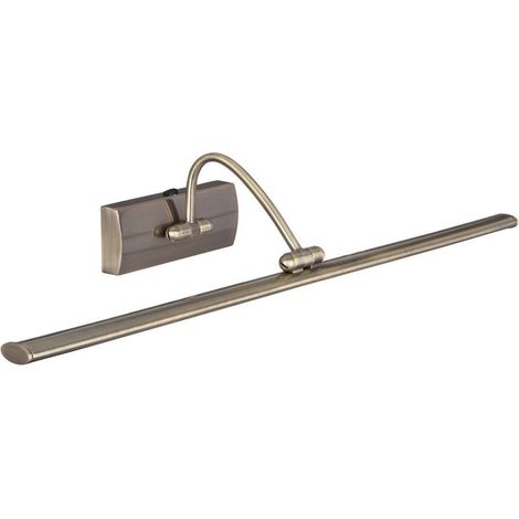 Applique de tableau led BARCELONA métal laiton antique 10w 726 Lumens 3000k Longueur 38cm (1/4)