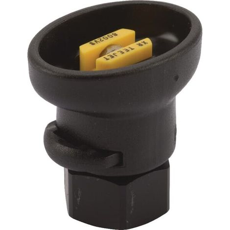Tobera est谩ndar doble chorro plano XR 80掳 02 amarillo acero inoxidable Birchmeier BIRCHMEIER 11612803SB
