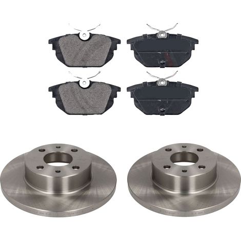 KIT FRENI POSTERIORI compatibile con FIAT BARCHETTA (183) - DISCHI + PASTIGLIE OEM: FDB1113 / 15857 /SOSTITUZIONE DIRETTA/BASSA POLVERE/SILENZIOSO (1/5)