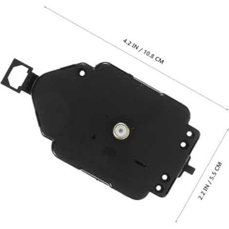 1 kit de mouvement d'horloge murale à monter soi-même avec pendule en métal et aiguilles de rechange pour la maison et le bureau (1/5)