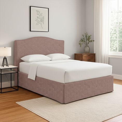 Cama Individual Eccles, Desenfundable, Hecho en Italia, Rosa Antiguo (1/5)