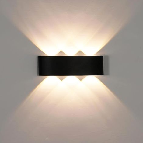 Comely – Applique murale LED 18W – Éclairage up down étanche IP65 – Lumière chaude 3000K – Aluminium moulé pour intérieur et extérieur (1/5)