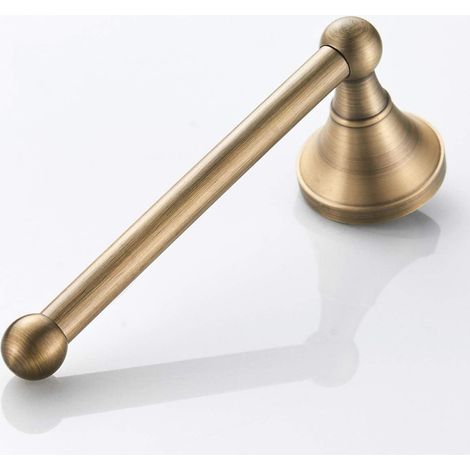 1er-Set Badezimmerzubehör – Handtuch- und Toilettenpapierhalter aus antikem Messing, gebürstete Bronze