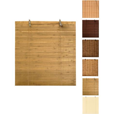 Persiana de Bambu Enrollables – Estor Bambu Natural para Interior (1/5)