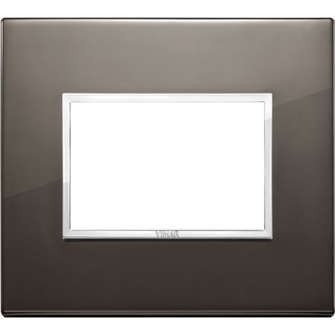 Placca 3M nero zaffiro Vimar Eikon Evo 21653.06