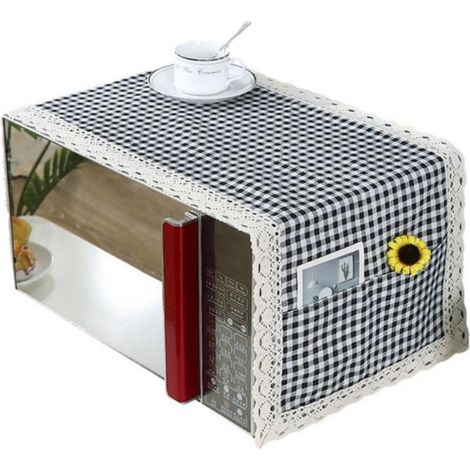 Housse Pour Four À Micro-Ondes - Coton Naturel - 100 x 35 cm - Protection Antipoussière Et Anti-Huile - Usage Cuisine Et Restaurant - 1 Pièce (1/5)