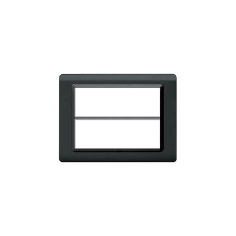 Placca Tecn.44 Grigio Scuro 6+6M AVE 44PY012GSL