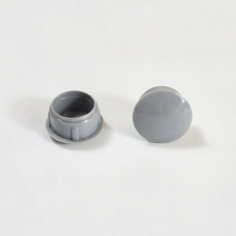 Ajile - Bouchon Obturateur en Plastique Diamètre 13 mm Coloris GRIS