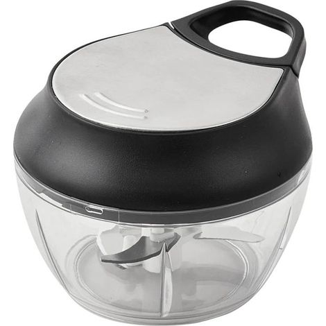 Hachoir de cuisine acier inoxydable pour légumes et camping (1/4)