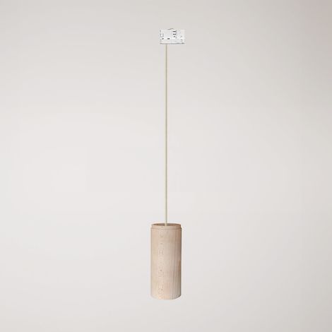 Creative Cables - Lampa wisząca na szynie z kablem tekstylnym i rurką E27 - żarówka nie wchodzi w skład zestawu