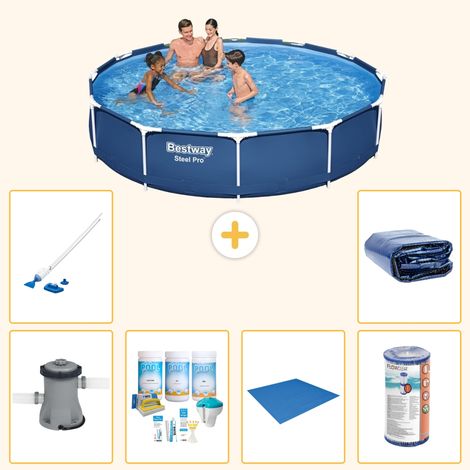 Bestway Bestway Steel Pro Ronde - 366x76 cm - 7-pièces  S21604 (1/5)