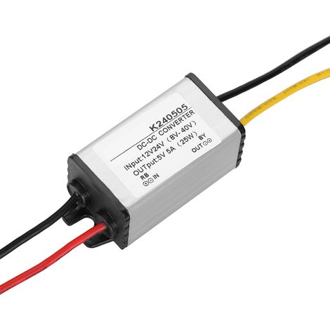 DC-DC 12V/24V auf 5V 5A Abwärtswandler-Netzteilmodul (1/5)