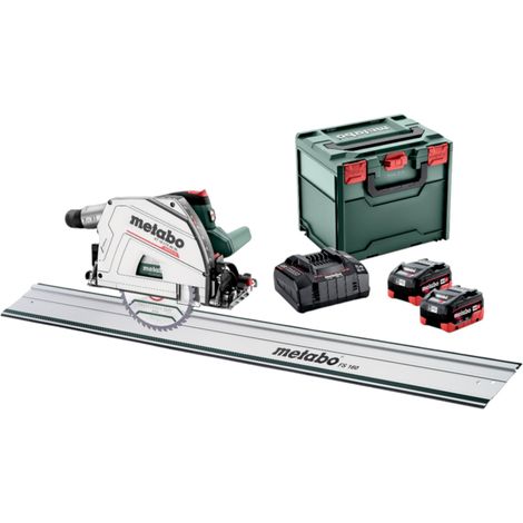 Metabo Akku-Tauchkreissäge KT 18 LTX 66 BL mit 2x 8,0 Ah+Lader in MetaBox+FS 160 (1/5)