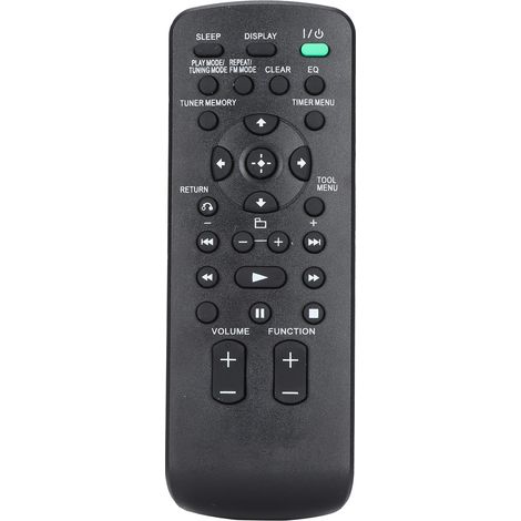 Télécommande de remplacement portable pour Sony MHCEC609iP et CMTCX4iP, compatible audio-vidéo domestique. (1/5)
