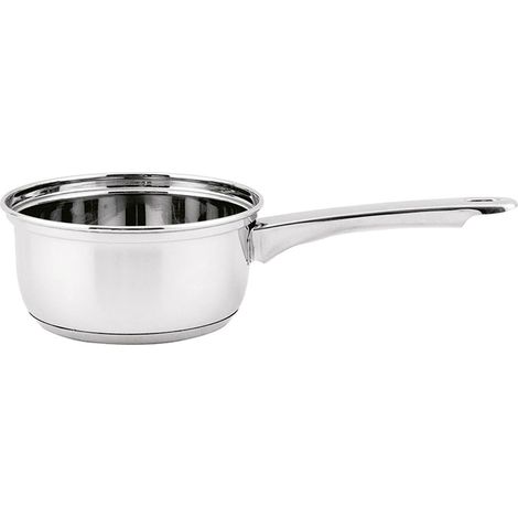 FPLUS cazo inox 14 cm. optima monix , Acero inoxidable 18/10 de la máxima calidad que otorga a esta colección un estilo moderno y contemporáneo.
Triple fondo difusor que asegura un (1/5)