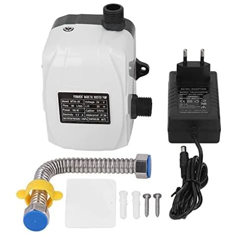 Pompe de Surpression D'eau pour la Maison, Pompe à Pression DC 24 V 180 W, Système de Surpression D'eau Automatique, Pression D'eau Haute Levée pour Arroseurs Douche Cuisine (1/5)