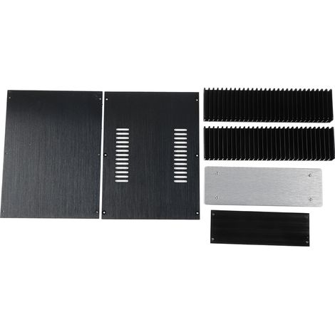 Boîtier d'amplificateur en alliage d'aluminium WA92 pour composants audio et vidéo TV (1/5)