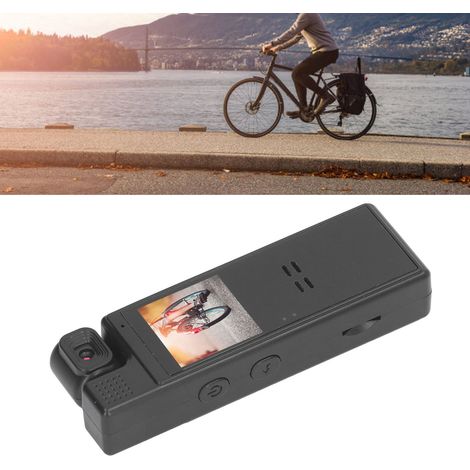 Caméra embarquée L9 pour vélo avec clip de fixation et caméra rotative à 180 degrés (1/5)