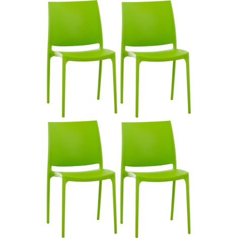 Set di 4 sedie Maya verde