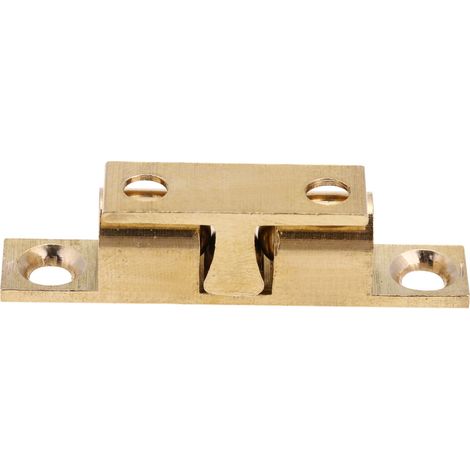 Fermoir À Bille En Laiton Massif - 60mm - Pour Armoire Placard Meuble - Lot De 2 (1/5)