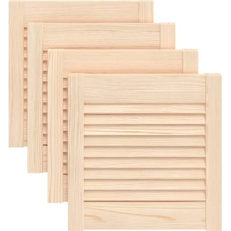 Maison Exclusive - Ante con Design a Lamelle 4 pz 39,5x39,4 cm in Legno di Pino